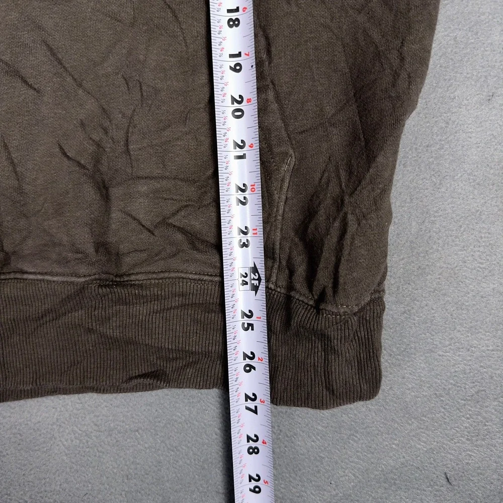 The North Face Mens Brown Circular Design Logo Hoodie Sweatshirt Large NF0A7UHS